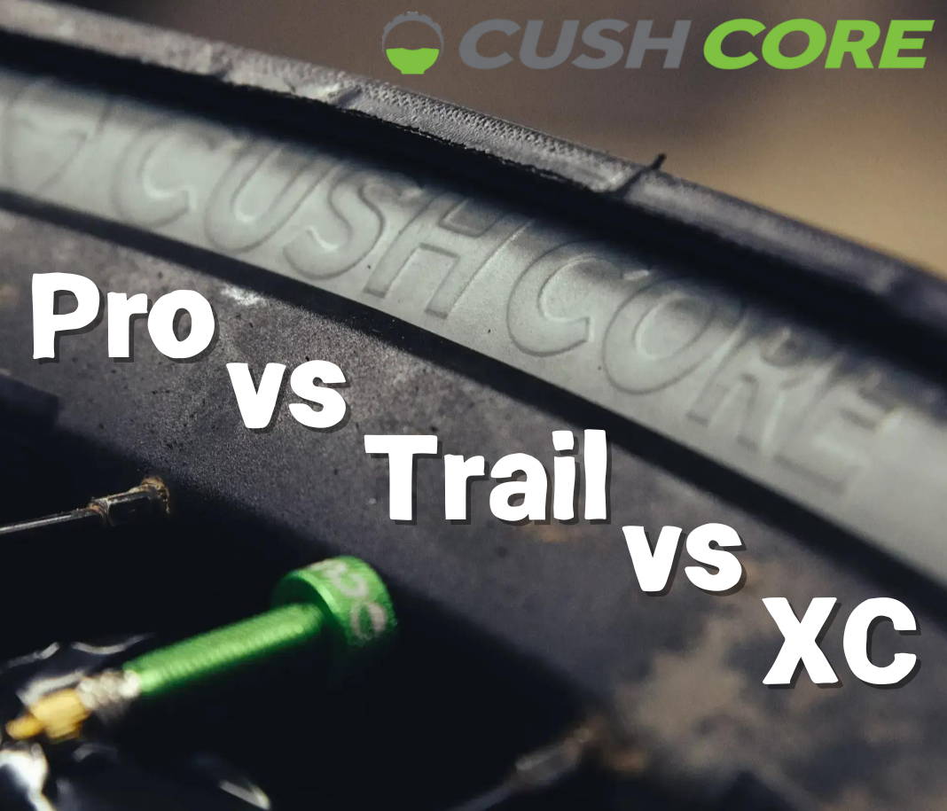 CushCore Comparison Pro vs Trail vs XC