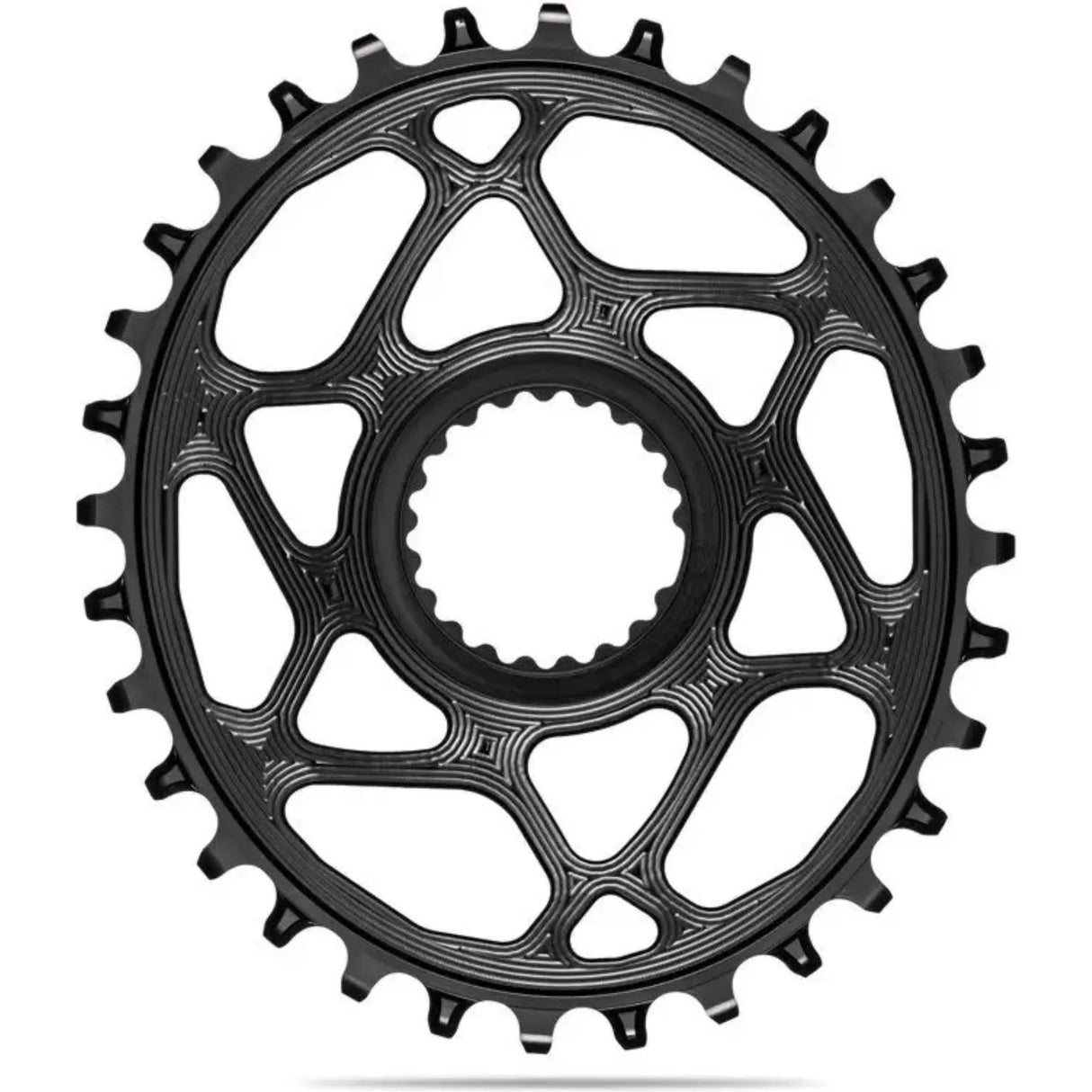 absoluteBLACK XTR M9100 Oval Chainring 34T - Black - The Lost Co. - Absolute Black - SHDMOV34BK - 5110846004188 -
