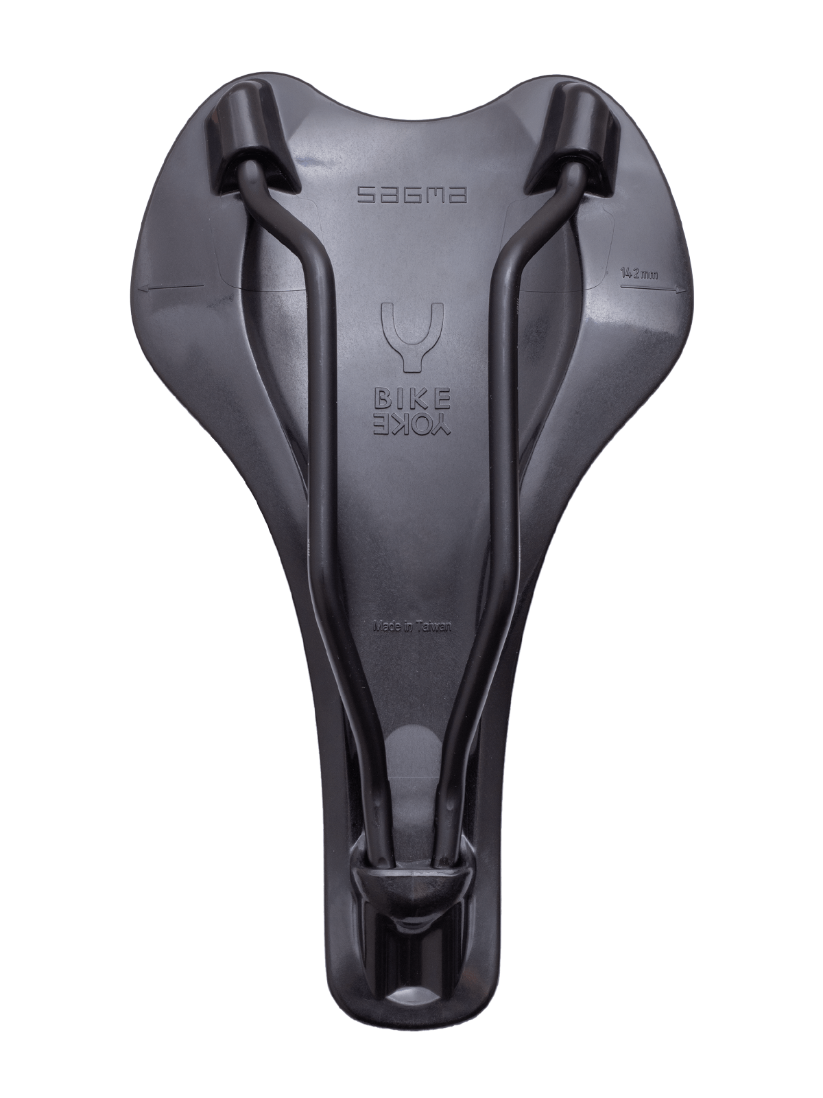 Bike Yoke Sagma 3D Lite Carbon Saddle 142 - Black - The Lost Co. - Bike Yoke - SAGLT3D142C - 4713291523139 -