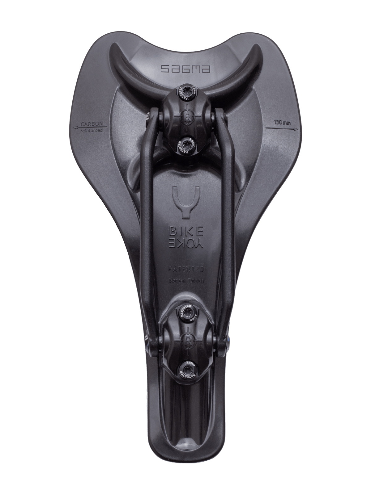 Bike Yoke Sagma 3D Saddle 142 - Black - The Lost Co. - Bike Yoke - SAG3D142 - 4713291523078 -