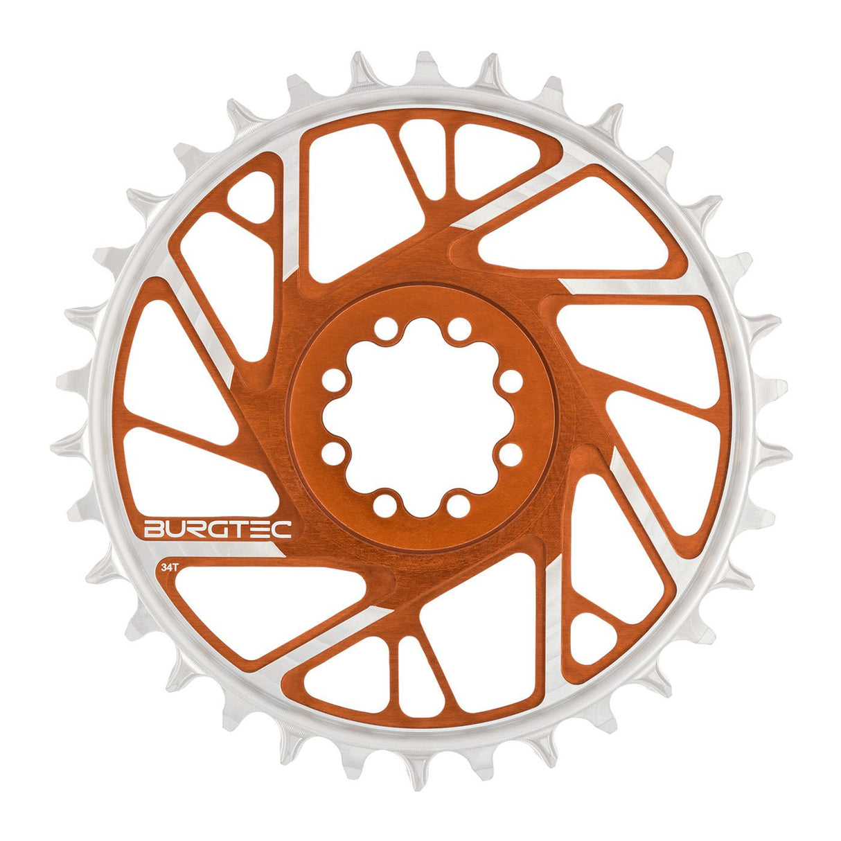 Burgtec Chainring - 34t - 3mm Offset - 8 Bolt - Bronze - The Lost Co. - Burgtec - 13194 - 724901937028 -