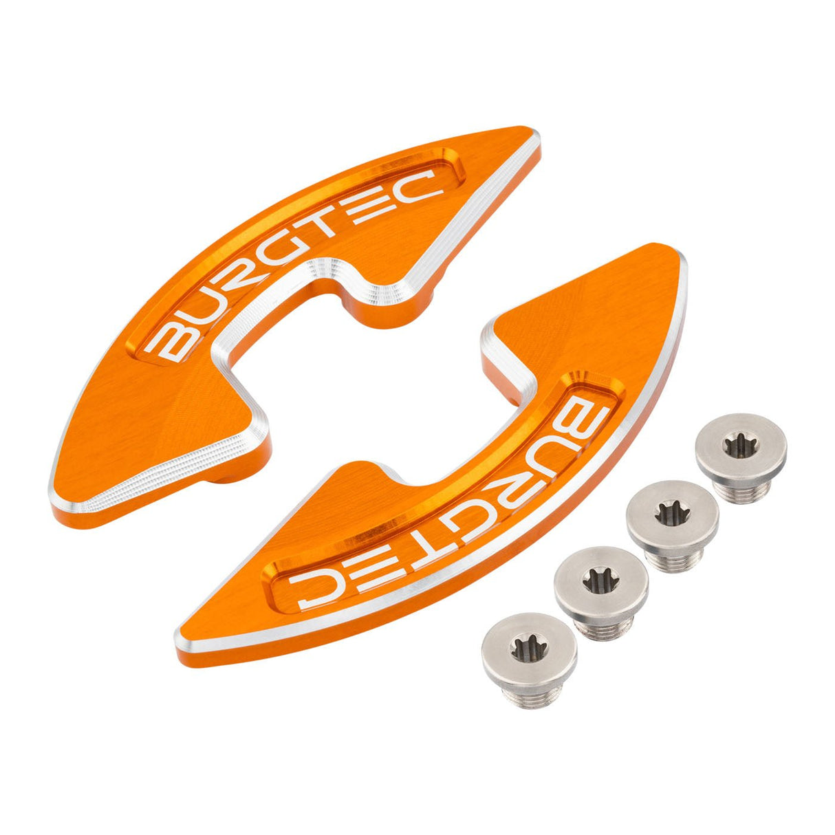 Burgtec Chainring Bash Guard - Double - Iron Bro Orange - The Lost Co. - Burgtec - 13806 - 724901937592 -