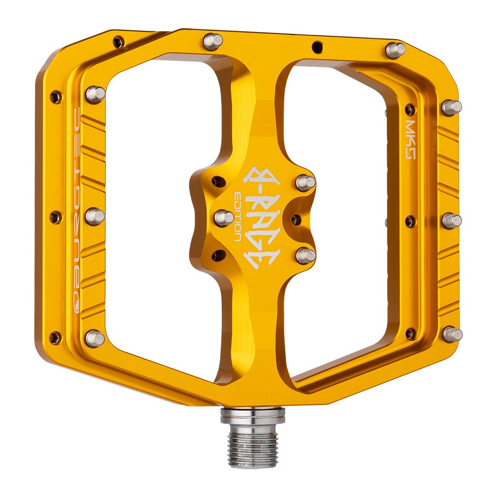 Burgtec Penthouse Flat MK5 B - Rage Edition Pedals - Gold - The Lost Co. - Burgtec - 1708 - 724901934676 -