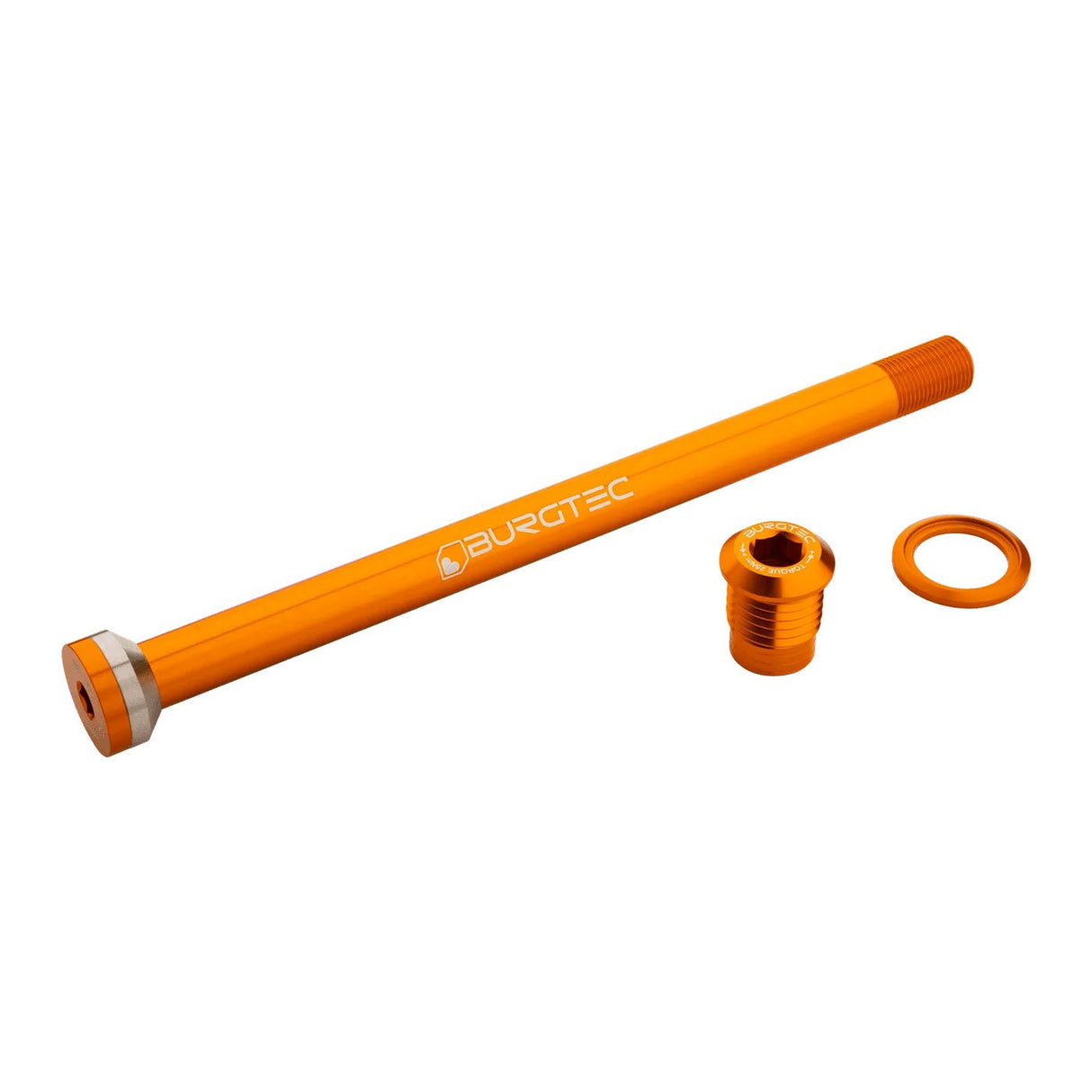 Burgtec Propain 175mm Rear Axle - Iron Bro Orange - The Lost Co. - Burgtec - 12516 - 724901936441 -