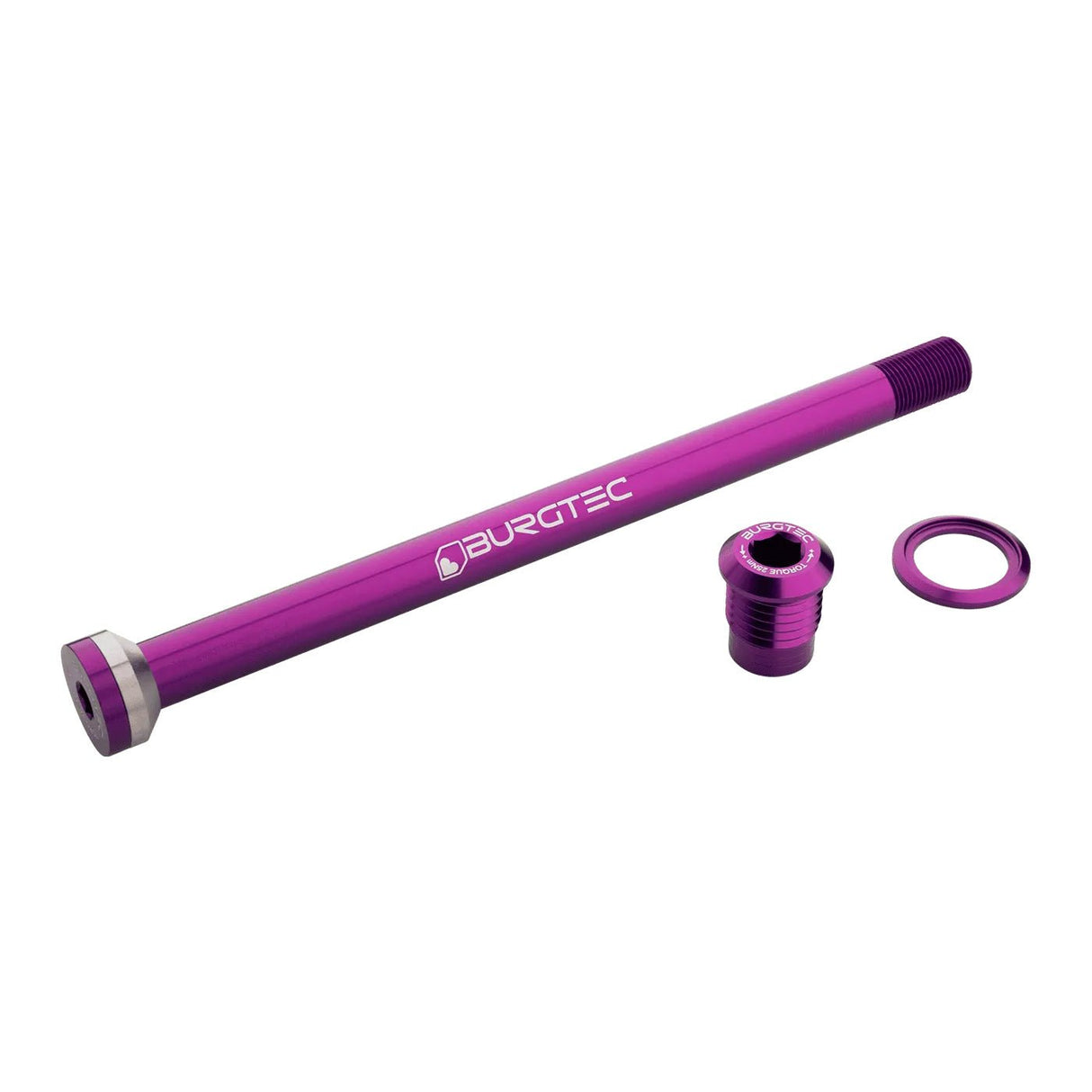 Burgtec Propain 175mm Rear Axle - Purple Rain - The Lost Co. - Burgtec - 12514 - 724901936427 -