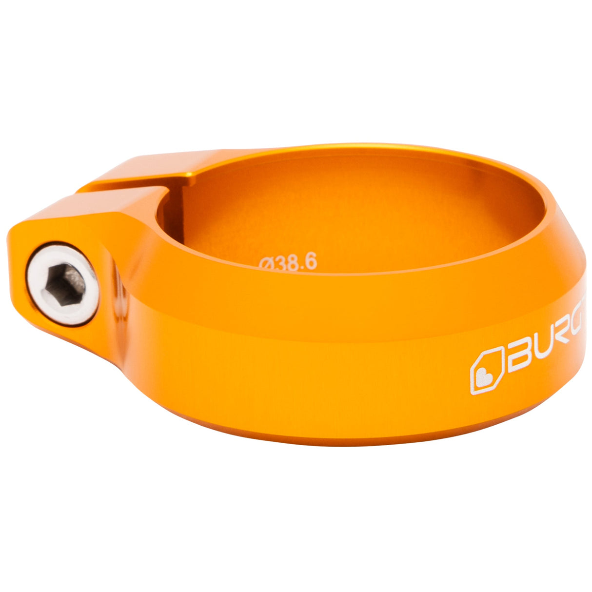 Burgtec Seat Clamp - 38.6mm - Iron Bro Orange - The Lost Co. - Burgtec - 10556 - 724901933198 -