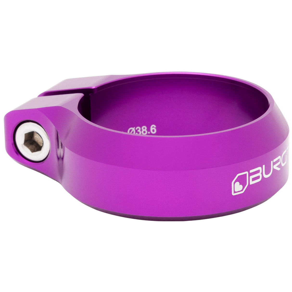 Burgtec Seat Clamp - 38.6mm - Purple Rain - The Lost Co. - Burgtec - 10554 - 724901933174 -