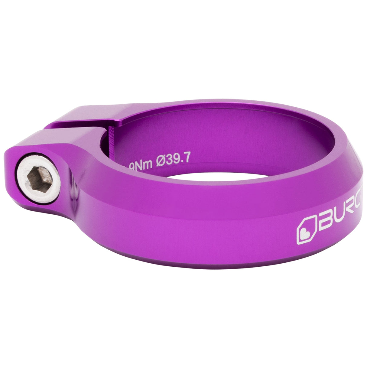 Burgtec Seat Clamp - 39.7mm - Purple Rain - The Lost Co. - Burgtec - 10574 - 724901933266 -