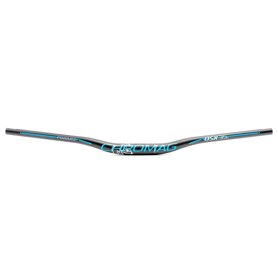 Chromag Fubars OSX 35 Handlebar - 35mm Clamp - 35mm Rise - 800mm Width - Blue - The Lost Co. - Chromag - 110-012-002 - 826974023803 -