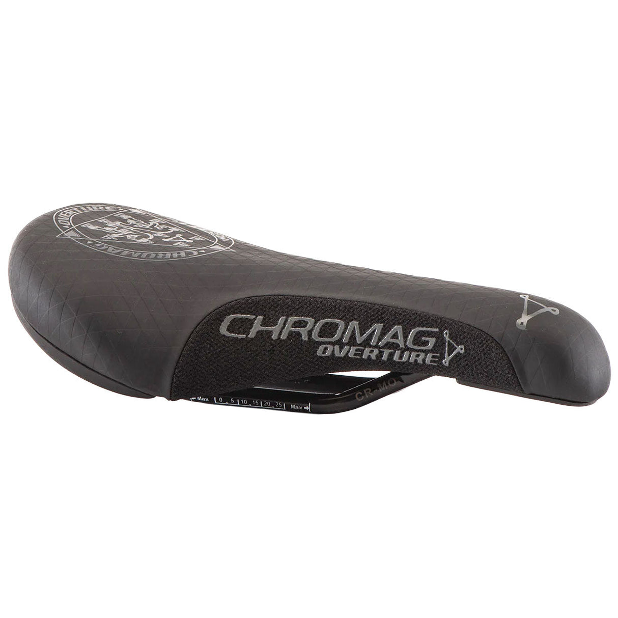 Chromag Overture Saddle CrMo Rails - Black - The Lost Co. - Chromag - 125-139-001 - 826974056986 -