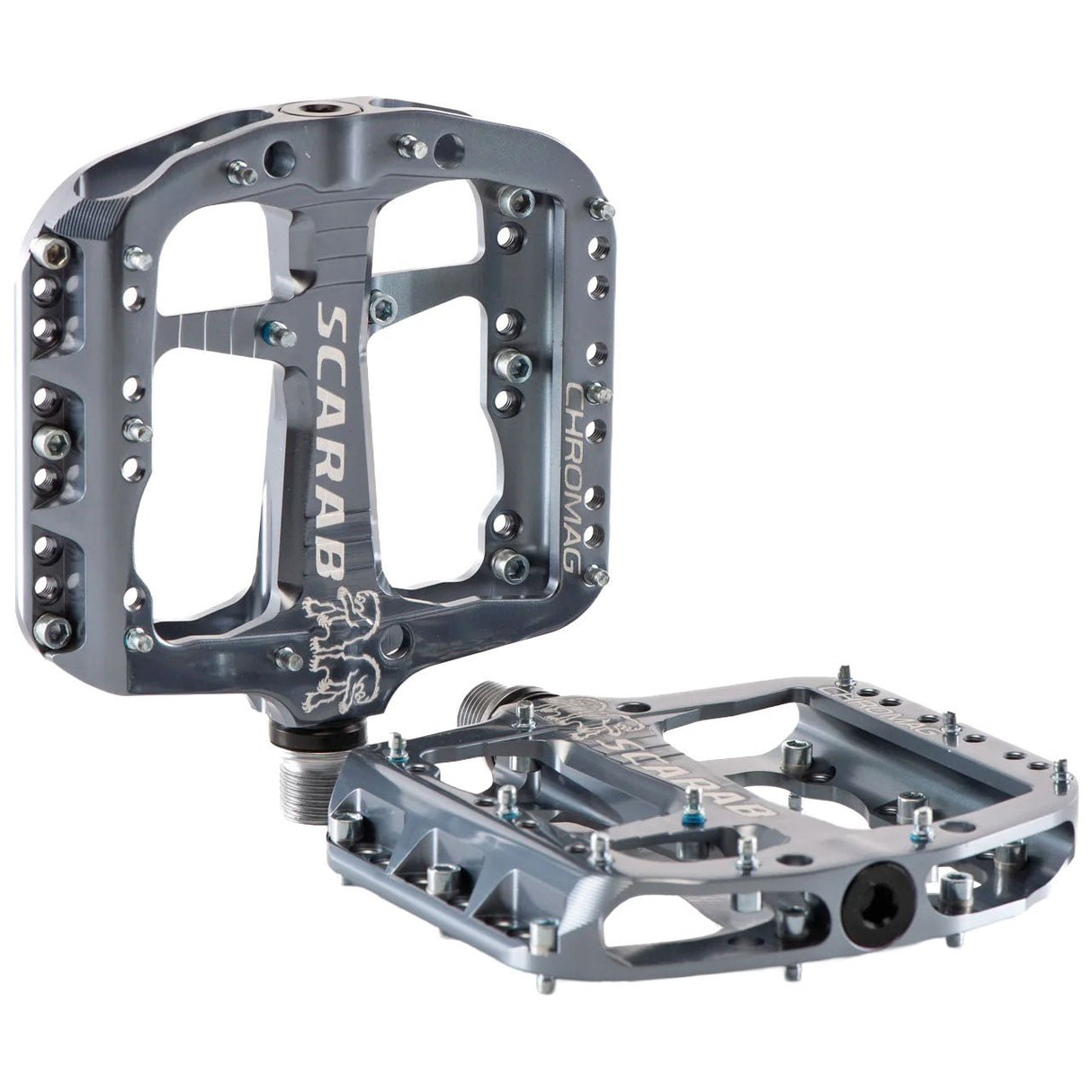 Chromag Scarab Pedals - Gun Metal - The Lost Co. - Chromag - 180-001-012 - 826974063946 -
