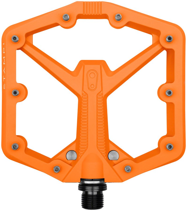 Crank Brothers Stamp 1, Gen 2 Pedals - Large - Orange - The Lost Co. - Crank Brothers - 16813 - 641300168139 -