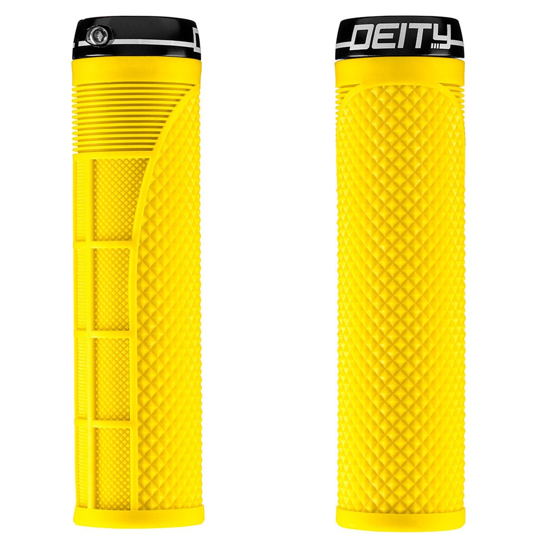 Deity Megattack Grips - Yellow - The Lost Co. - Deity - 26 - MGTK - YL - 817180025804 -