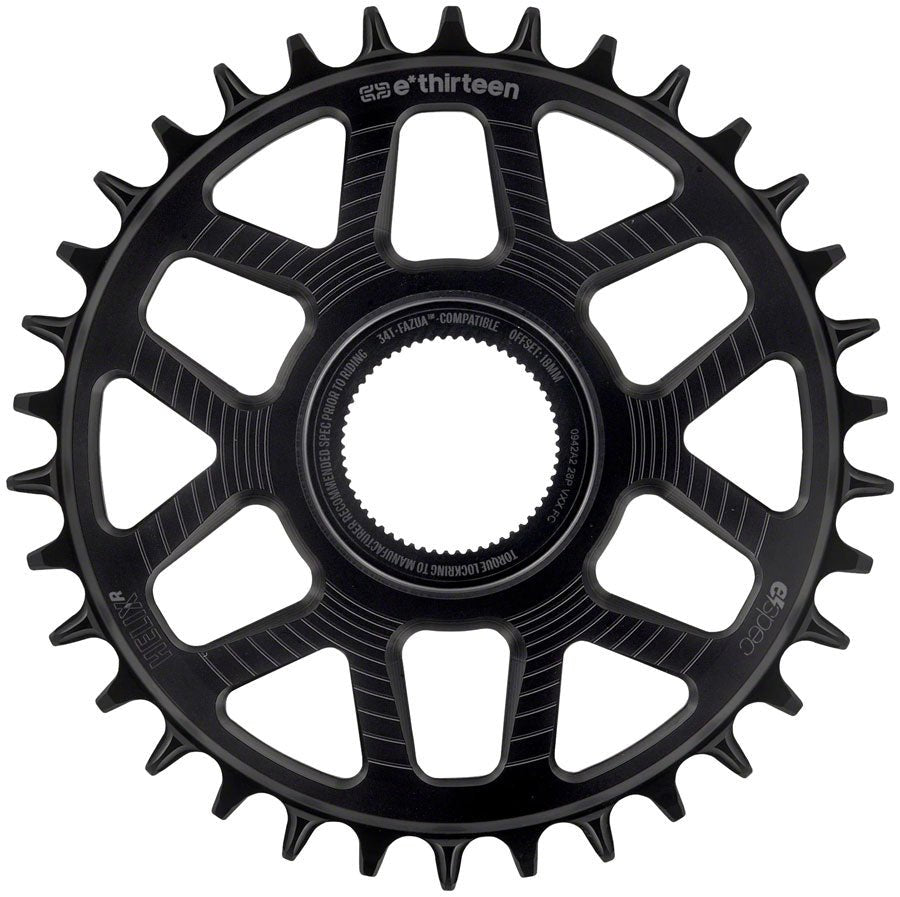 e*thirteen Helix Race e*spec Fazua Ride 60 Direct Mount Chainring - 18mm Offset 32T - The Lost Co. - e*thirteen - CR5HRA-104 - 4711280343584 -