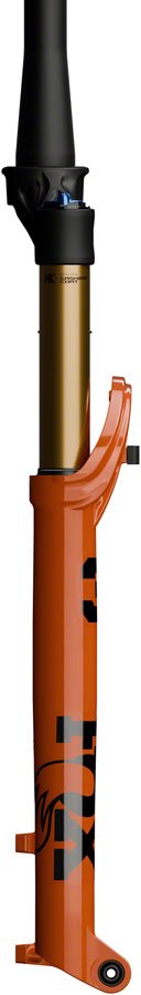 Fox 34 SL Factory Fork - 29" - 130mm - 15x110 - Kabolt SL - 44mm Offset - GRIP SL w/ 3 - Position Adj - Shiny Orange - The Lost Co. - Fox Racing Shox - 910 - 21 - 364 - 821973504117 -
