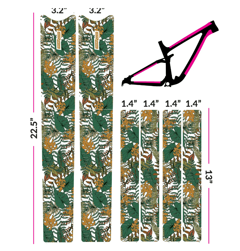 Ground Keeper Botanic Revival Frame Keeper - Gloss - The Lost Co. - Ground Keeper Fenders - SQ9809812 - 723803866351 -