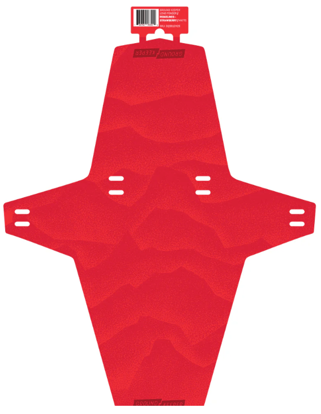 Ground Keeper Ridgelines Long Fender - Strawberry - Matte - The Lost Co. - Ground Keeper Fenders - SQ9810426 - 760762183020 -