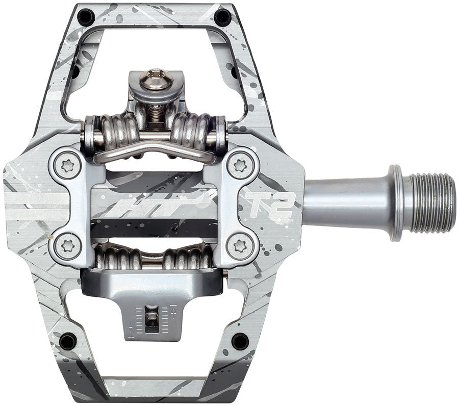 HT Components T2 Pedals - Grey Camo - The Lost Co. - HT Components - 102001T2XXXXBS04G1X1 - 4711126206790 -