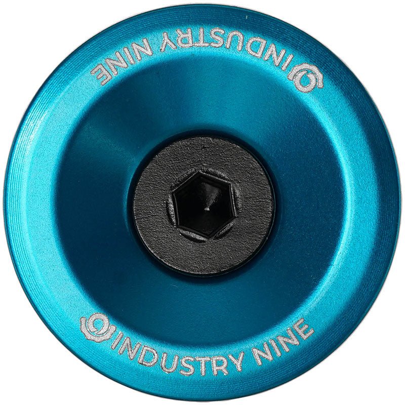 Industry Nine Ultra Light Aluminum Top Cap - Turquoise - The Lost Co. - Industry Nine - HSKTC_TURQUOISE - 197769529337 -