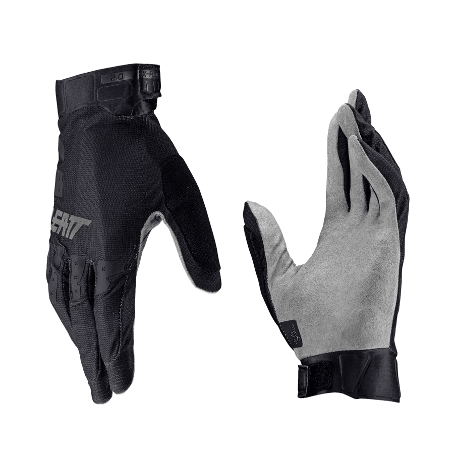 Leatt MTB Glove - 2.0 X-Flow - Stealth Black/Grey - The Lost Co. - Leatt - 6025105580 - 6009556520172 - Small -
