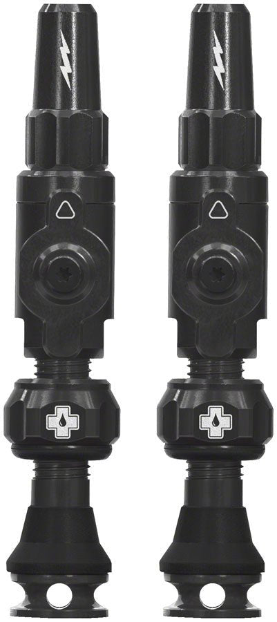 Muc - Off Big Bore Lite Tubeless Valve Stems - 30mm Length - Pair - Black - The Lost Co. - Muc - Off - 21117 - 5037835219852 -
