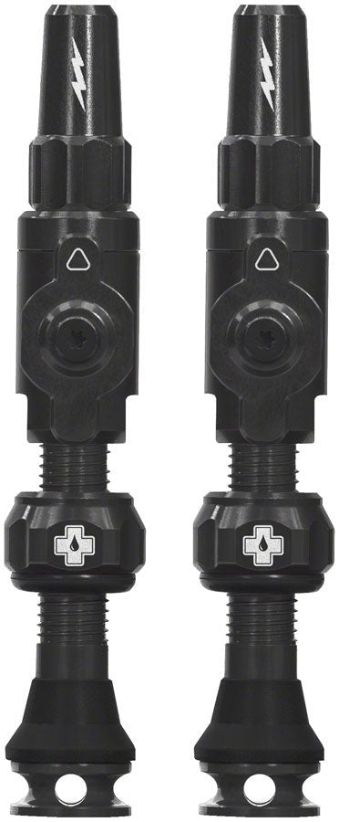 Muc - Off Big Bore Lite Tubeless Valve Stems - 35mm Length - Pair - Black - The Lost Co. - Muc - Off - 21140 - 5037835220087 -