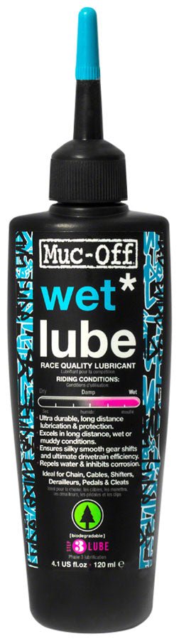 Muc - Off Bio Wet Bike Chain Lube - 120ml Drip - The Lost Co. - Muc - Off - 967US - 5037835967005 -
