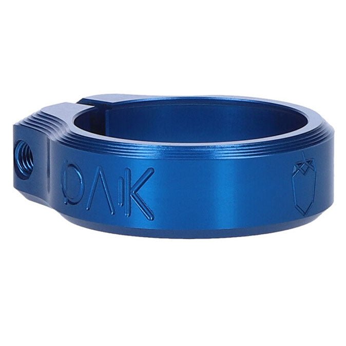 OAK Components Orbit Seatpost Clamp - 36.4mm Inner Diameter - Blue - The Lost Co. - OAK Components - 10 - 000 - A01 - E02 - 4262418010873 -