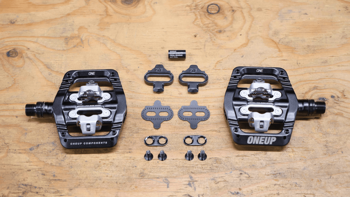 OneUp Components Clip Pedals - Black - The Lost Co. - OneUp Components - 1C1000BLK - 628219406644 -