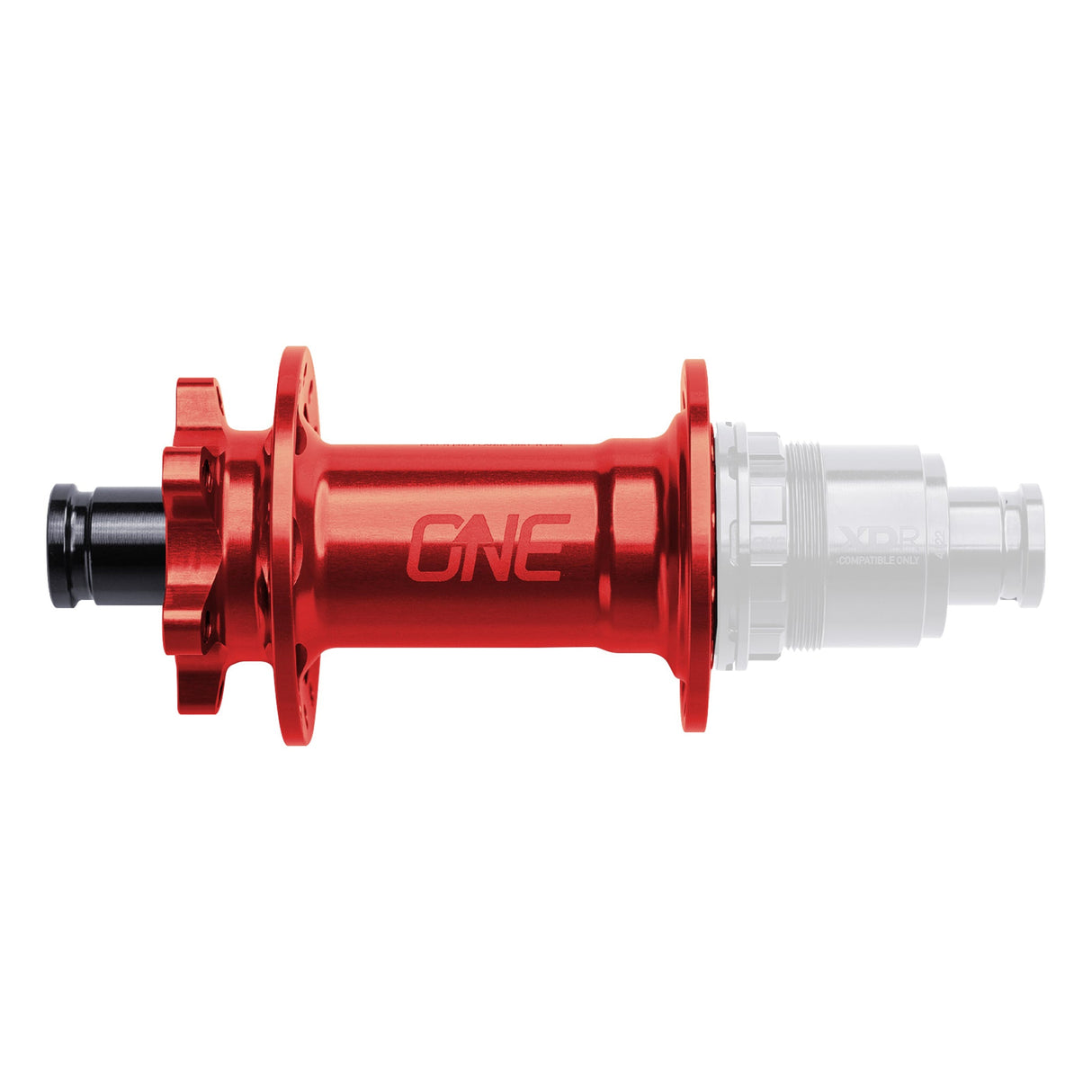 OneUp Components Rear Hub - 12x148mm - 6 - Bolt - 28h - Red (No Freehub) - The Lost Co. - OneUp Components - 1C0743RED - 628219406989 -