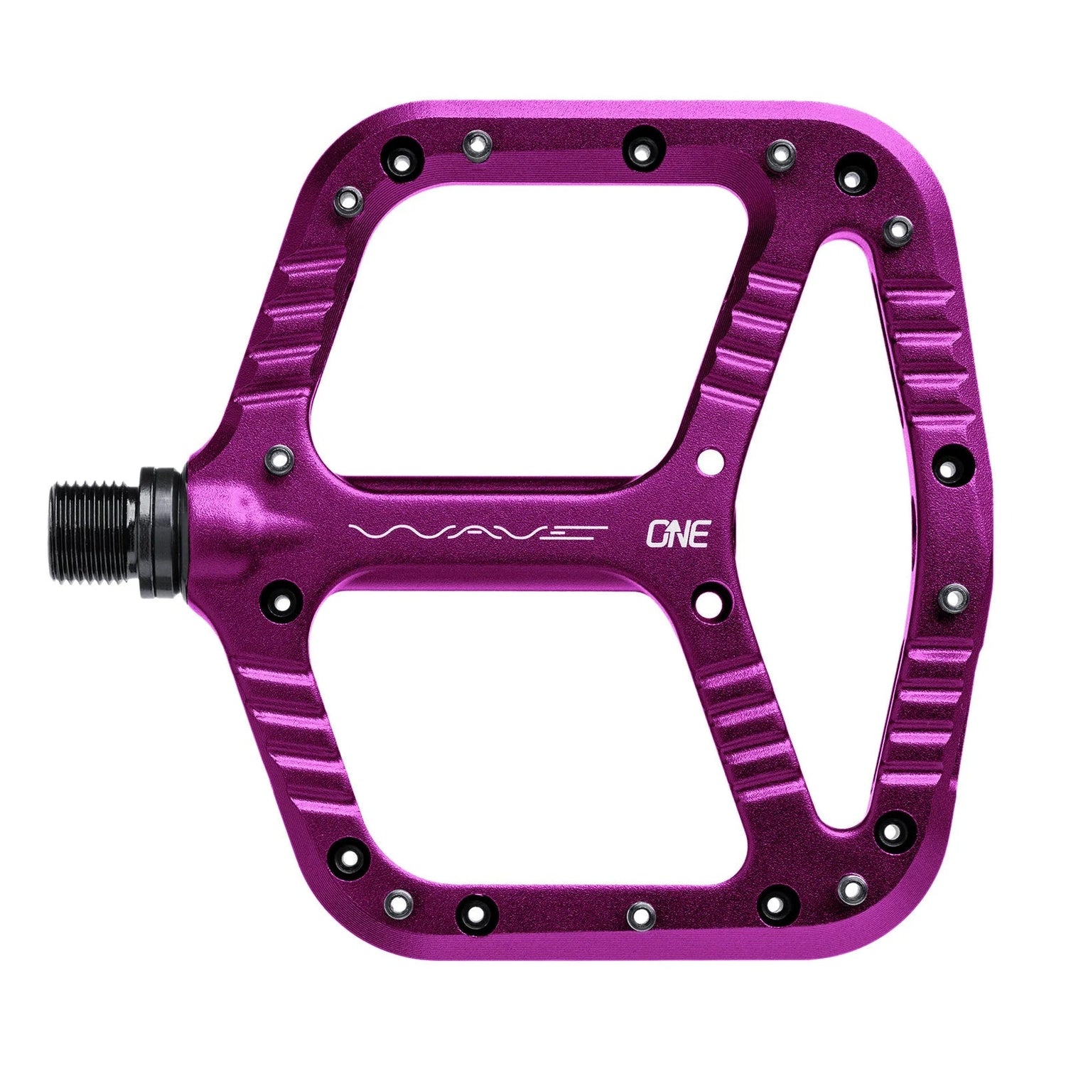 OneUp Components Wave Pedals - The Lost Co. - OneUp Components - 1C1010PUR - 0628219407443 - Purple -