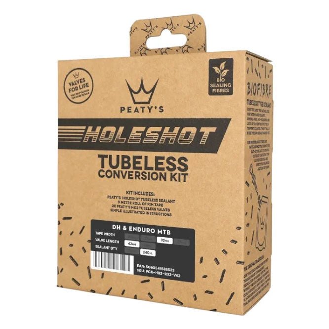 Peaty's Holeshot Tubeless Conversion Kit (32mm) Enduro/DH - The Lost Co. - Peaty's - PCK-HB2-R32-V42-4 - 5060541588523 -