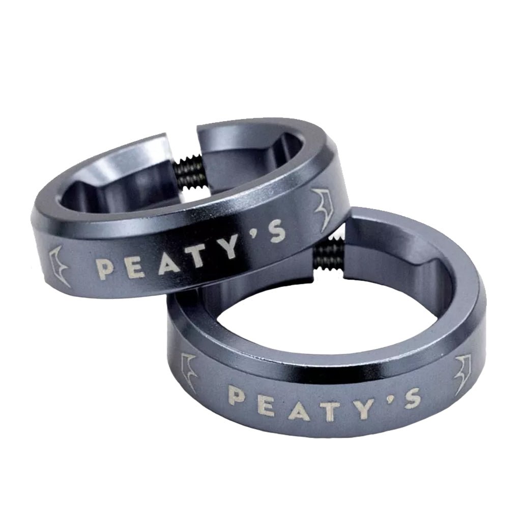 Peaty's Monarch Grip Lockrings - Pair - Slate - The Lost Co. - Peaty's - PGM - LCK - RNG - SLT - 10 - 5060541588233 -