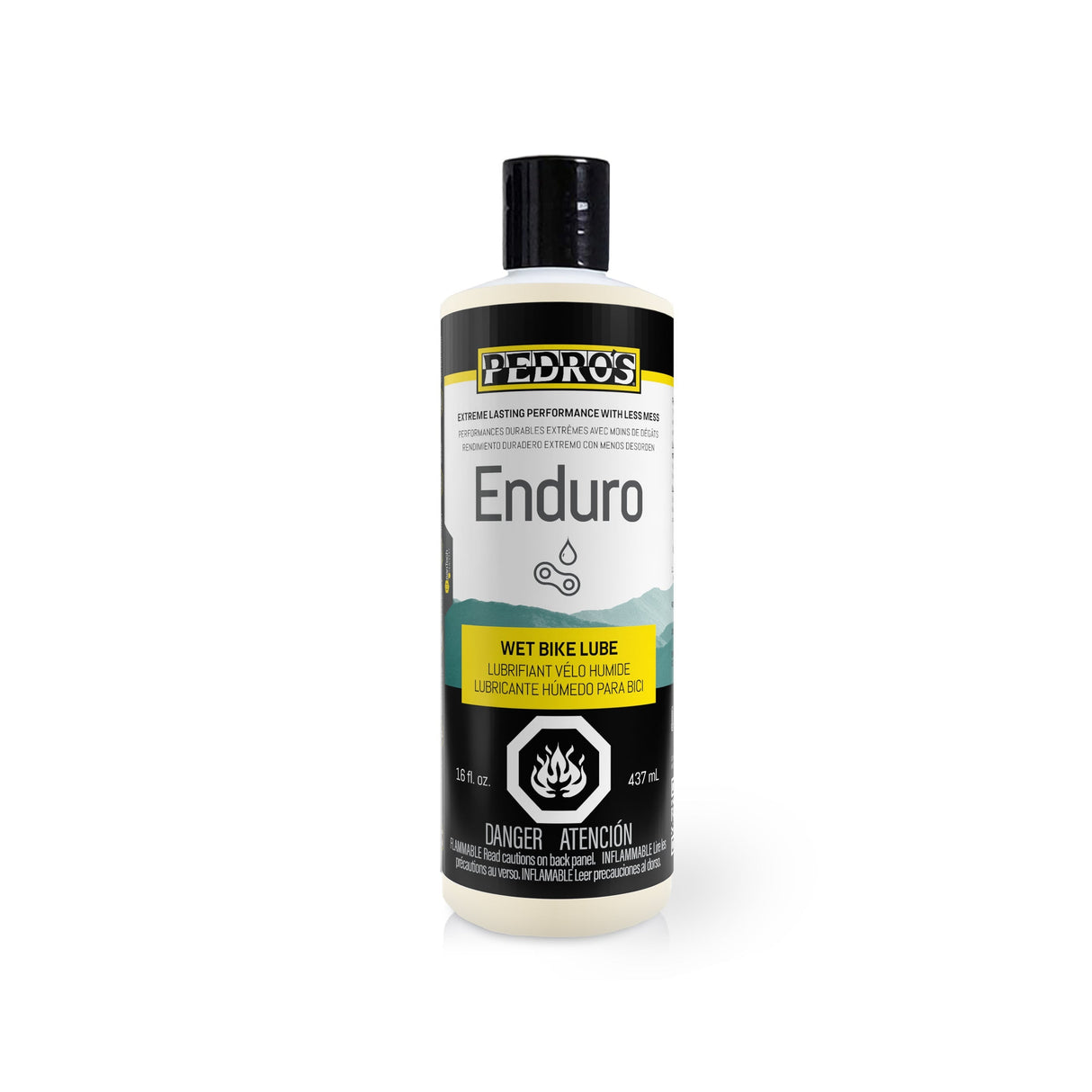 Pedro's Enduro Premium Chain Lube - 16oz Drip Bottle - The Lost Co. - Pedro's - 6300161 - 790983298524 -