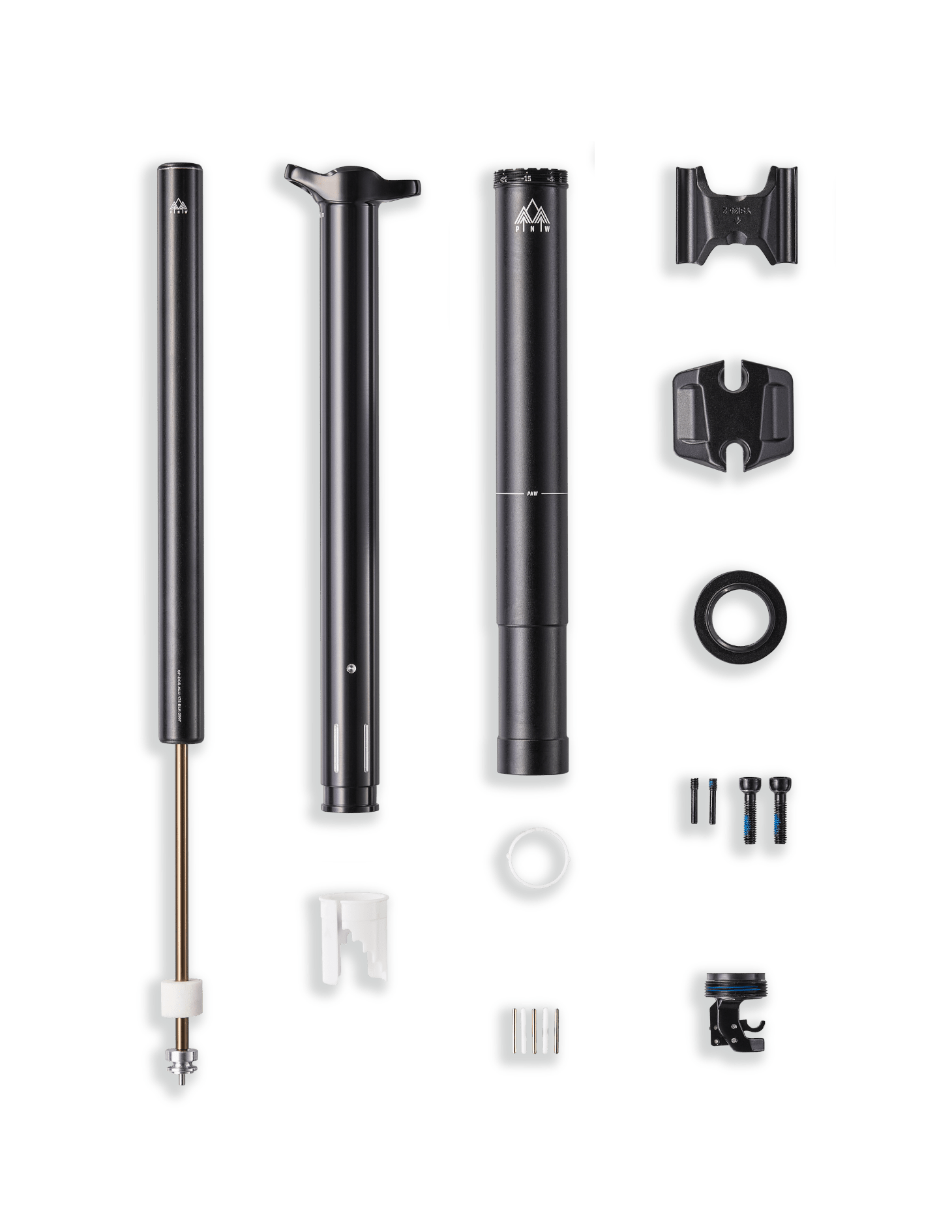 PNW Components Loam Dropper Post - Gen 2 - Silver - The Lost Co. - PNW Components - DP - LM2 - 309 - 125 - SL - 810035877146 - 30.9 mm - 125 mm