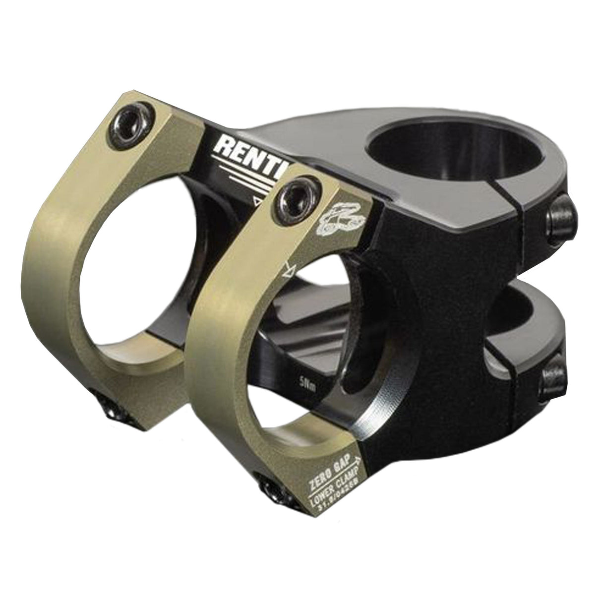 Renthal V2 Apex Stem (31.8) 50mm Black/Gold - The Lost Co. - Renthal - STM125-02-005-01 - 765442165266 -