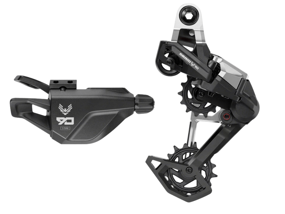SRAM Eagle 90 T - Type Kit - Includes Derailleur & Double - Click Shifter - The Lost Co. - SRAM - EAGLE90 - KIT1 -
