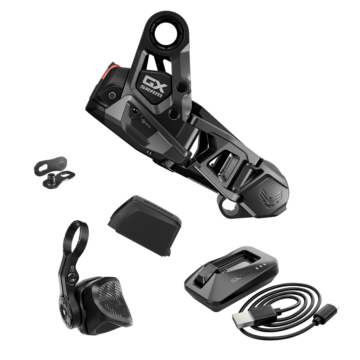 SRAM GX T - Type Eagle AXS Upgrade - Converts Mechanical Eagle 90 & 70 to Electronic - The Lost Co. - SRAM - 00.7518.198.000 - 710845919626 -