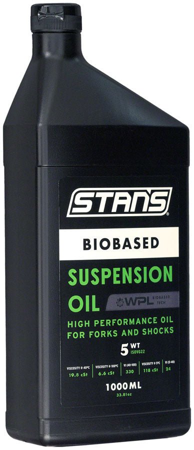 Stans Biobased Suspension Oil - 5WT 1L - The Lost Co. - Stans No Tubes - LC0010 - 847746066187 -