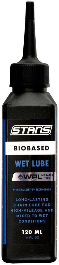 Stans Biobased Wet Chain Lube 120ml - The Lost Co. - Stans No Tubes - LC0001 - 847746066095 -