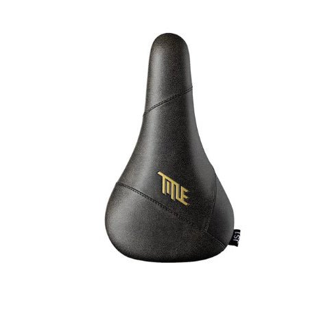 Title JS1 Saddle CrMO Rails - Black/ Gold Crackle - The Lost Co. - Title - 661317990424 - 661317990424 -