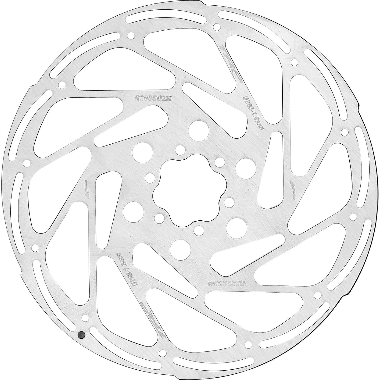 TRP R2 Disc Brake Rotor - 6 Bolt - 1.8mm - 203mm - The Lost Co. - TRP - R203S02M - 4717592037401 -