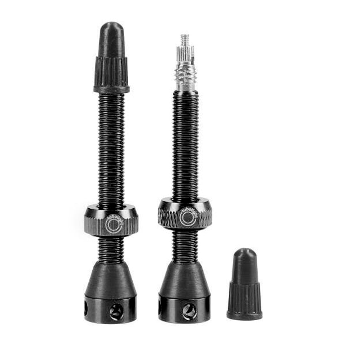 Tubolight Air Valve - 50mm - Black - Pair - The Lost Co. - Tubolight - VVBLK - 723803996768 -