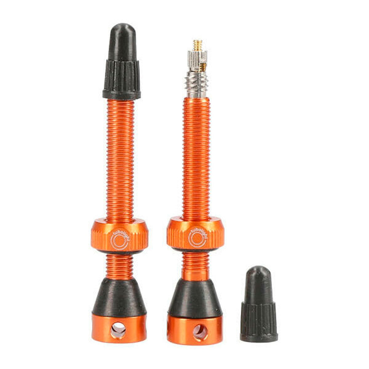 Tubolight Air Valve - 50mm - Orange - Pair - The Lost Co. - Tubolight - VVRNG - 723803996799 -