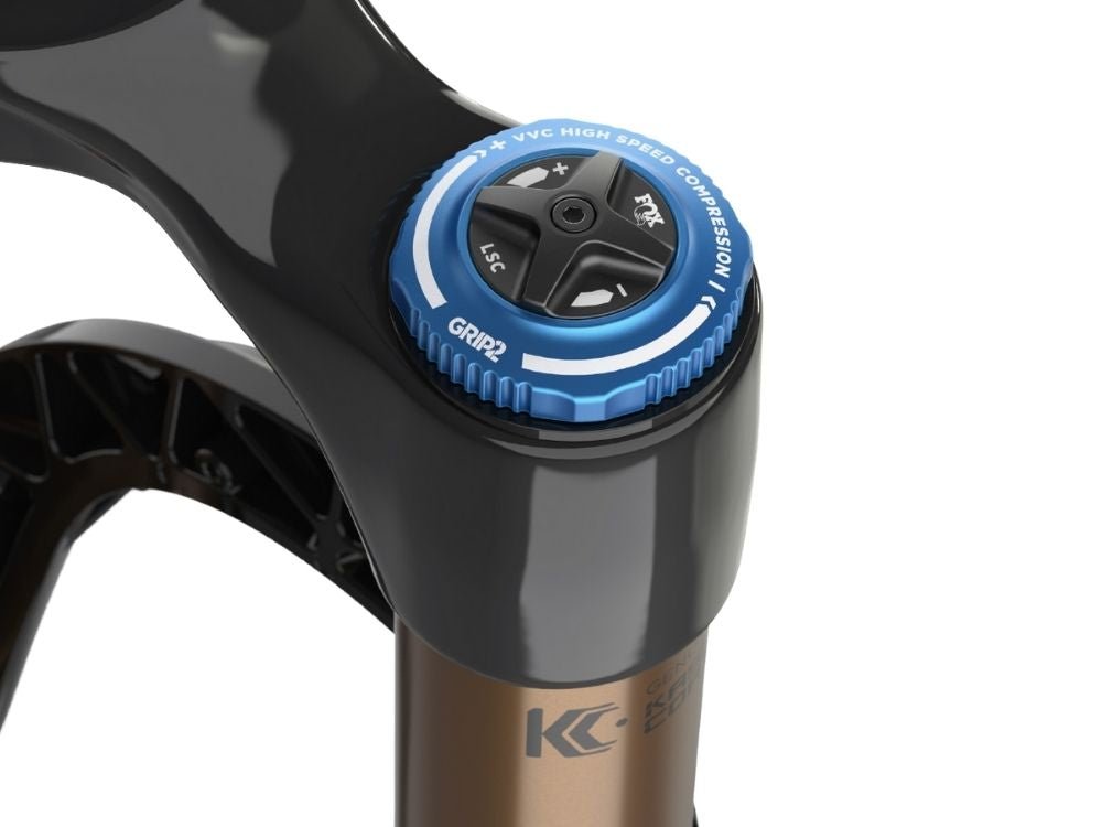 2023 Fox Float 36, Factory Kashima, 27.5", GRIP2, Shiny Black - The Lost Co. - Fox Racing Shox - 910-21-121-140 - 37mm - 140