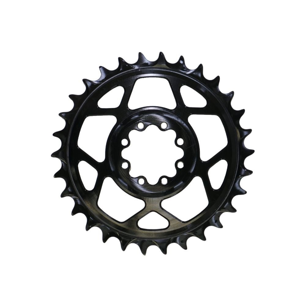 5DEV Chainring - T-Type SRAM 8-Bolt Chainring - 3mm Offset - 30T - Black - The Lost Co. - 5Dev - B-FD2390 - 850058721156 - -