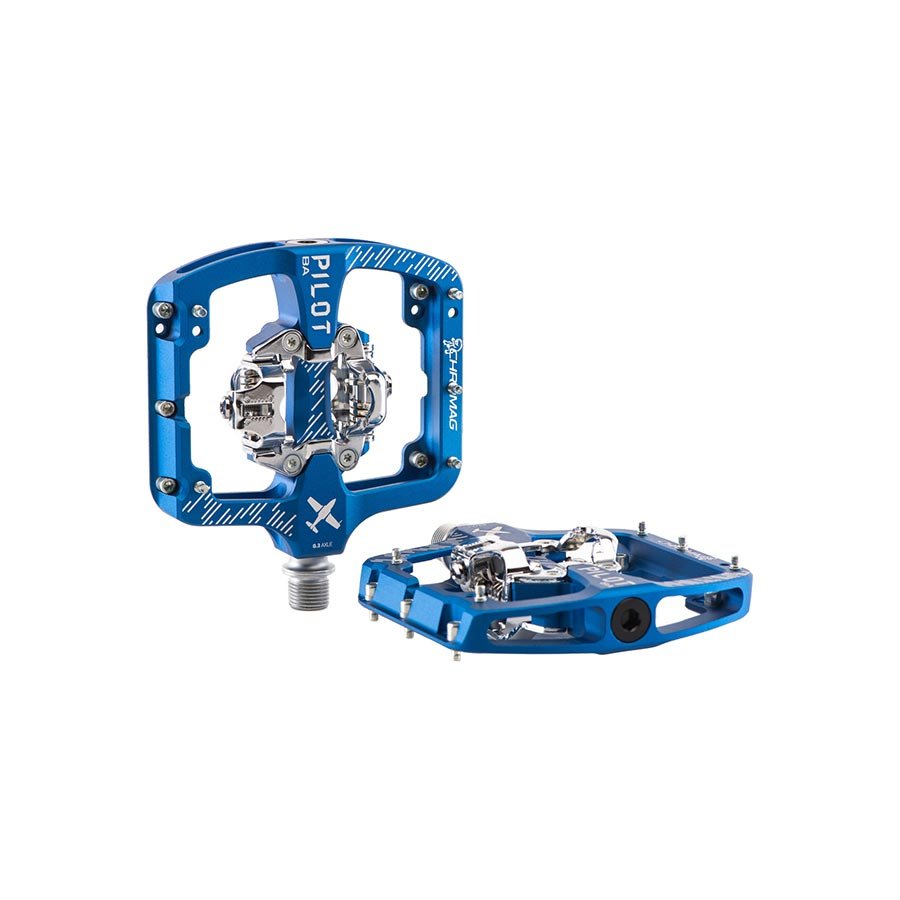 Chromag Pilot BA Pedals - Clipless - Blue - Wide - The Lost Co. - Chromag - H451110-02 - 826974040732 - -