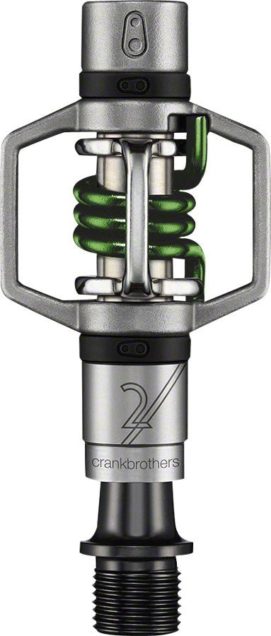 Crank Brothers Egg Beater 2 Pedals - Dual Sided Clipless 9/16" Green - The Lost Co. - Crank Brothers - PD8225 - 641300159854 - -