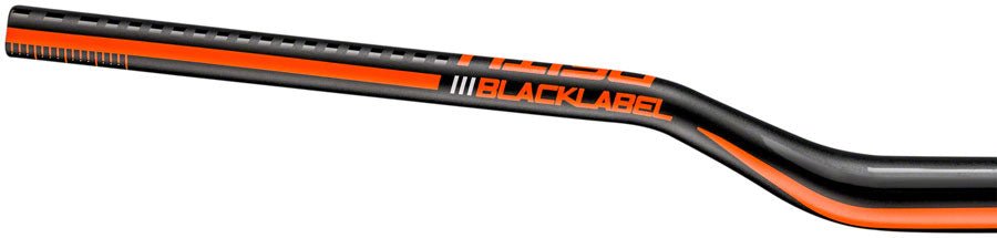 DEITY BLKlabel 800 Handlebar 38mm Rise 800mm Width 31.8 Clamp BLK w/ Orange - The Lost Co. - Deity - HB6428 - 817180021097 - -