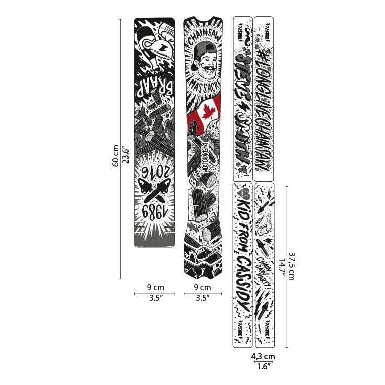 DYEDBRO Frame Protection - Long Live Chainsaw Color - The Lost Co. - DYEDBRO - B-DB0030 - 8400000111935 - -